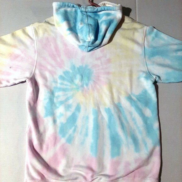 Tiktok Hoodie Women's Medium Pastel Tie-Dye Sweatshirt Independent Trading Co. - Picture 6 of 6